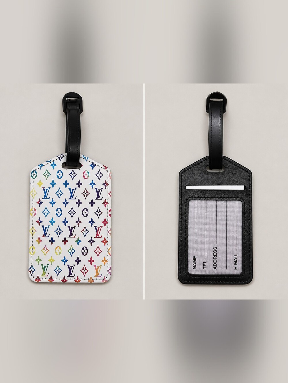 Luggage Tag With Black Strap